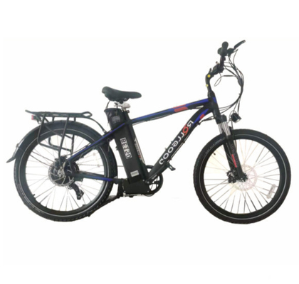 จักรยานเสือภูเขาไฟฟ้าขนาด 26 นิ้วน้ำหนักเบา 40mph Full Suspension Mountain Ebike 250w-500w