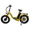 บุรุษมินิพับไฟฟ้าไฮบริดจักรยานสีส้ม 48v ไฟฟ้าพับจักรยานด้วยระบบช่วยเหยียบ