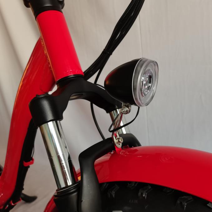 48v ไขมันยางจักรยานไฟฟ้า 20 นิ้ว 500w 40 Mph แบตเตอรี่ขับเคลื่อนด้วยยางหนา 8