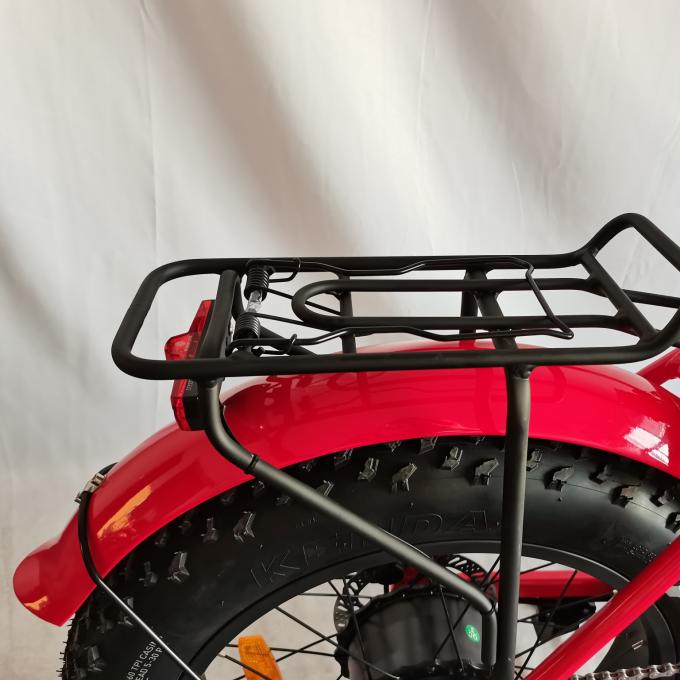 48v ไขมันยางจักรยานไฟฟ้า 20 นิ้ว 500w 40 Mph แบตเตอรี่ขับเคลื่อนด้วยยางหนา 10