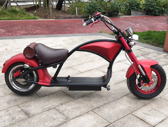 ล้อใหญ่ Citycoco Electric Scooter Black Off Road 2000w โช้คอัพ 3
