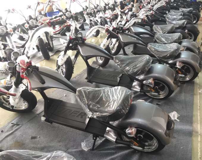 ล้อใหญ่ Citycoco Electric Scooter Black Off Road 2000w โช้คอัพ 2
