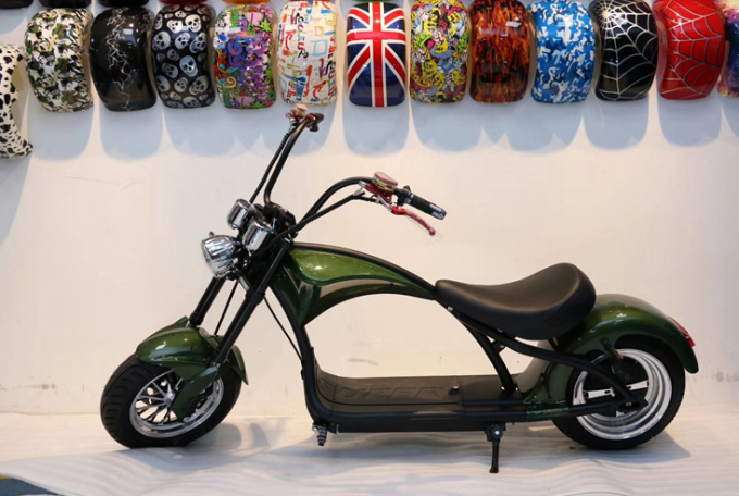 ล้อใหญ่ Citycoco Electric Scooter Black Off Road 2000w โช้คอัพ 4