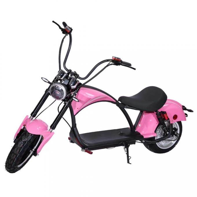 ล้อใหญ่ Citycoco Electric Scooter Black Off Road 2000w โช้คอัพ 6