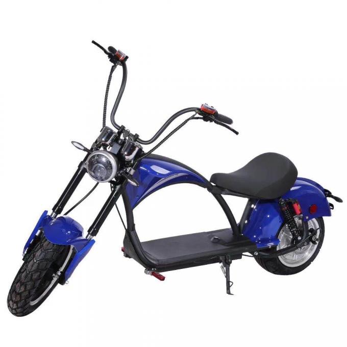 ล้อใหญ่ Citycoco Electric Scooter Black Off Road 2000w โช้คอัพ 9