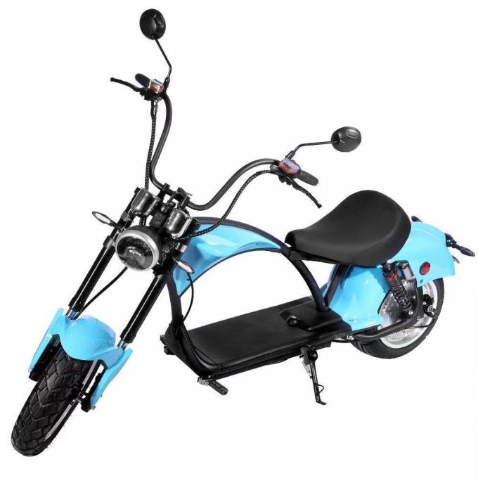 ล้อใหญ่ Citycoco Electric Scooter Black Off Road 2000w โช้คอัพ 8