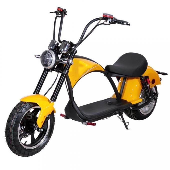 ล้อใหญ่ Citycoco Electric Scooter Black Off Road 2000w โช้คอัพ 12