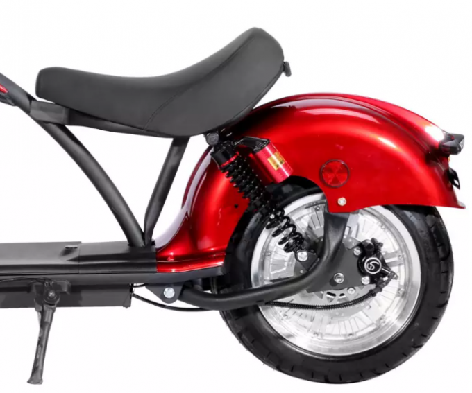 ล้อใหญ่ Citycoco Electric Scooter Black Off Road 2000w โช้คอัพ 18