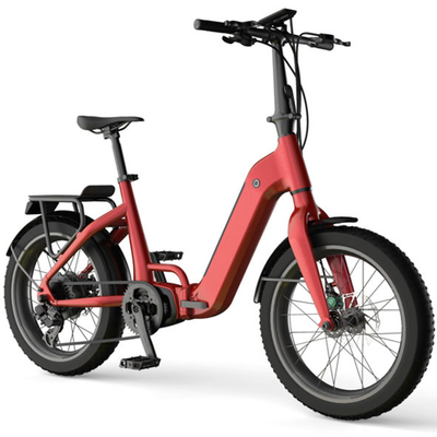 50Km/H มอเตอร์ไฟฟ้า Fat Sports City Bike 13.2AH ดุมล้อหลัง